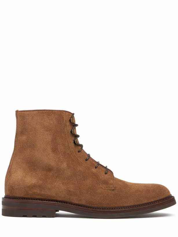 Photo: BRUNELLO CUCINELLI Suede Ankle Boots