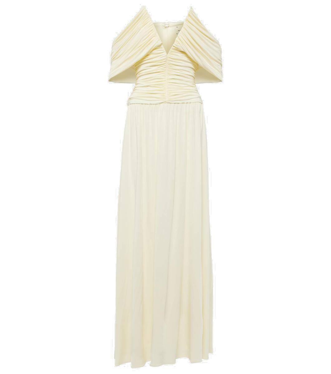 Magda Butrym Off-shoulder gathered maxi dress Magda Butrym