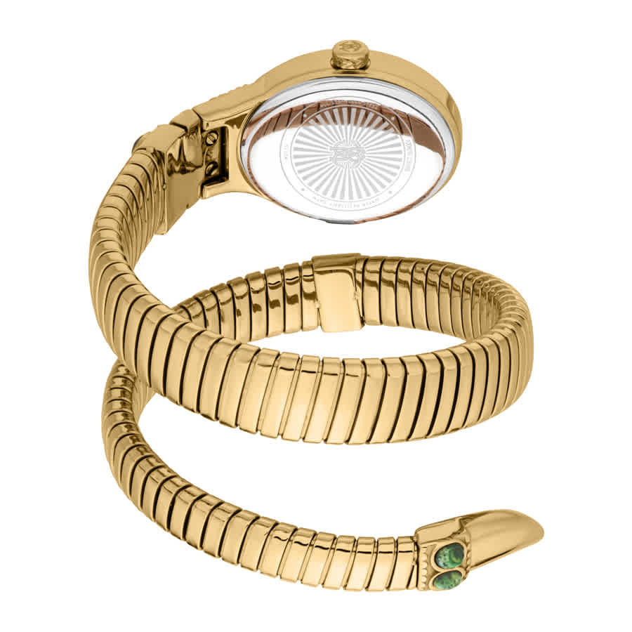 Roberto Cavalli Serpente Ornato Green Dial Ladies Watch RC5L104M0025