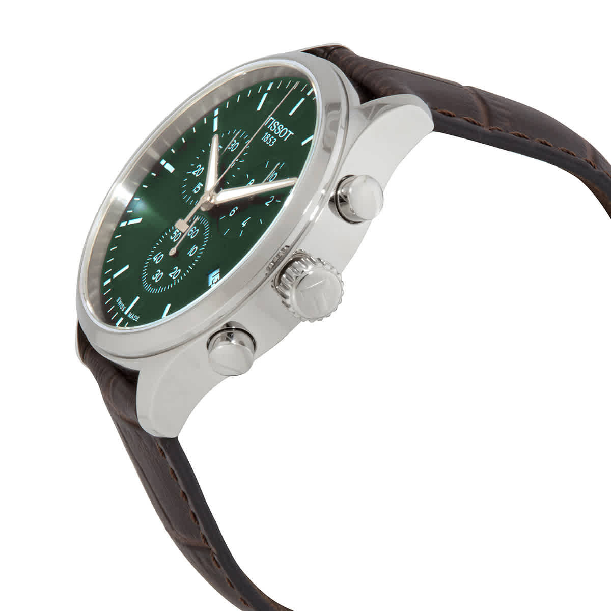 Tissot T-Sport Chronograph Quartz Green Dial Mens Watch T116.617.16.091.00
