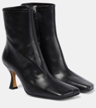 Souliers Martinez Tatiana 80 leather ankle boots