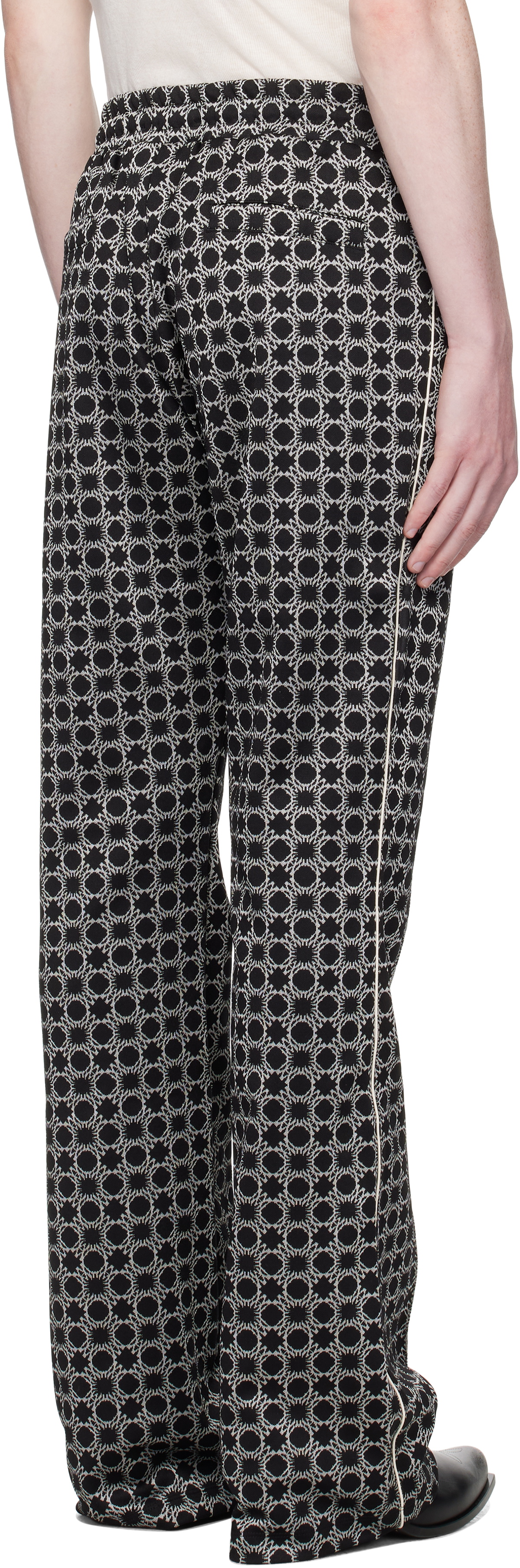 AMIRI Black MA Quad Flare Track Pants Amiri