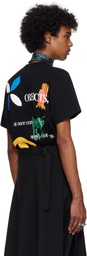 Khoki Black Multi-Print T-shirt