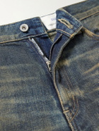 Neighborhood - Savage Distressed Wide-Leg Jeans - Blue