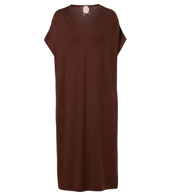 Photo: Jardin des Orangers Cotton, silk, and cashmere midi dress