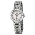 Tag Heuer Link Diamond Silver Guilloche Dial Stainless Steel Ladies Watch WAT1413.BA0954