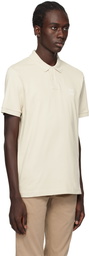 BOSS Beige Patch Polo