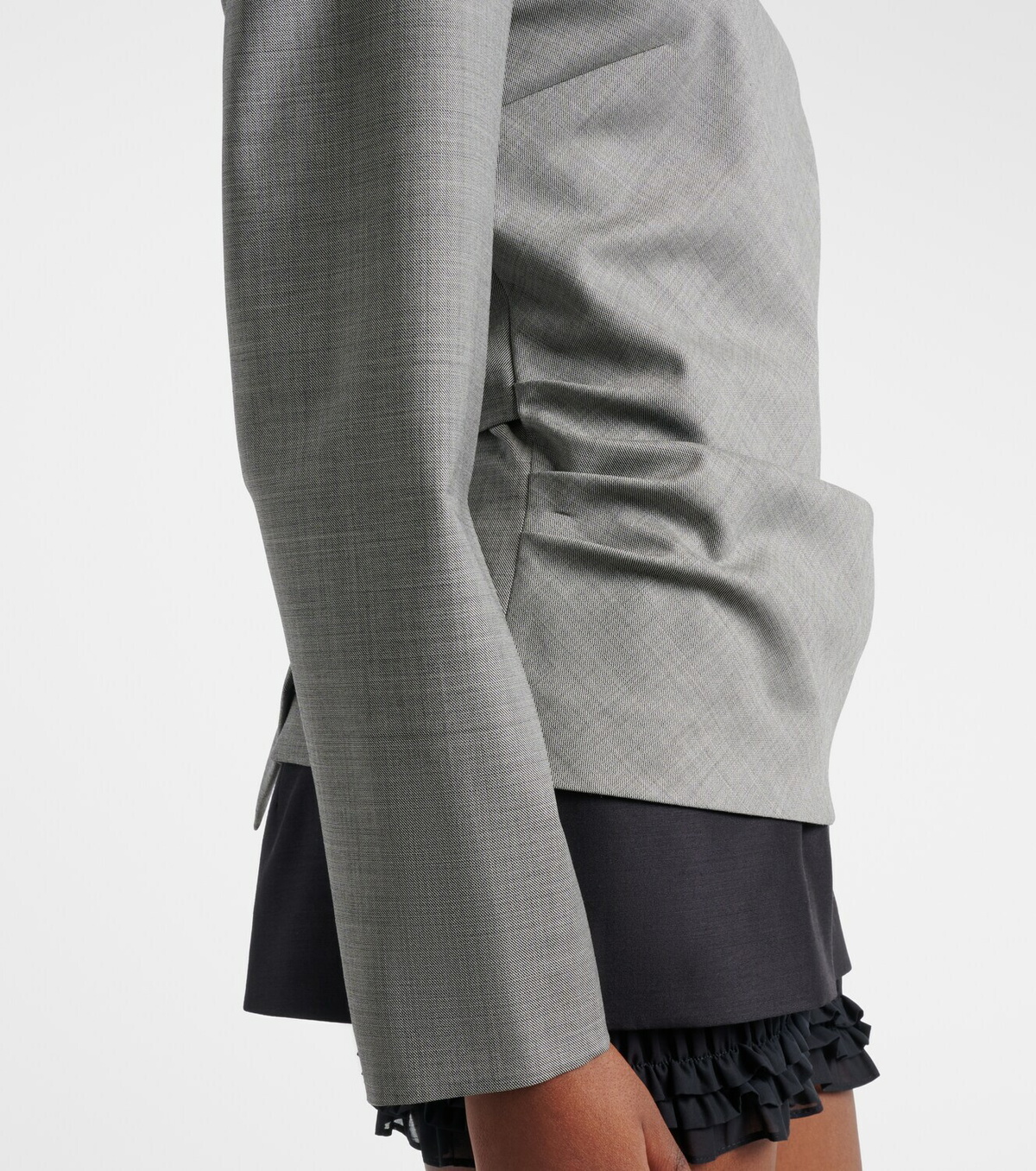 Magda Butrym Draped wool blouse
