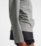 Magda Butrym Draped wool blouse