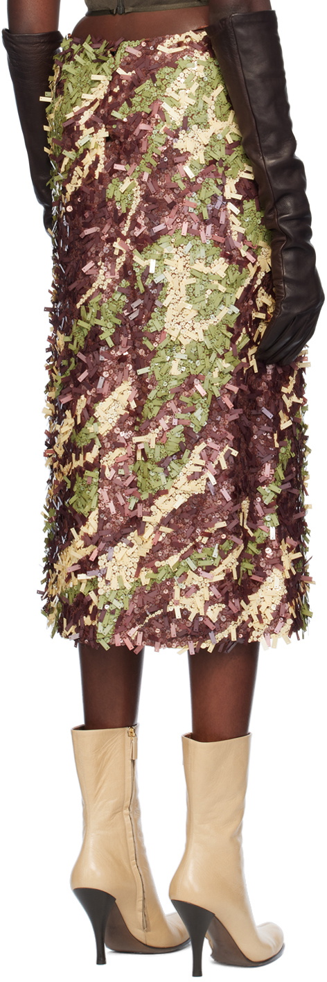 KNWLS Multicolor Olivia Midi Skirt