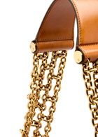 Chloe Glossed Leather Camera bag - Brown - One Size