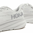 Hoka One One Women's Clifton 9 Sneakers in Nimbus Cloud/White