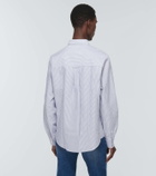 Ami Paris Ami de Coeur striped shirt
