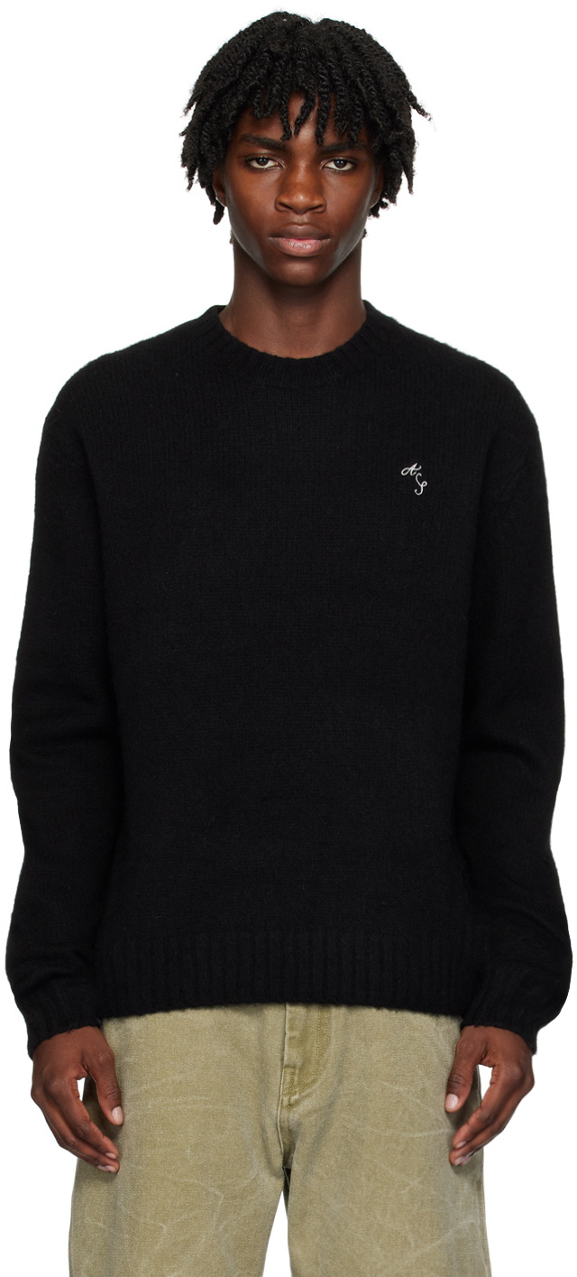 Acne Studios Black Crewneck Sweater Acne Studios