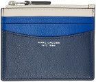 Marc Jacobs Navy 'The Slim 84' Card Holder