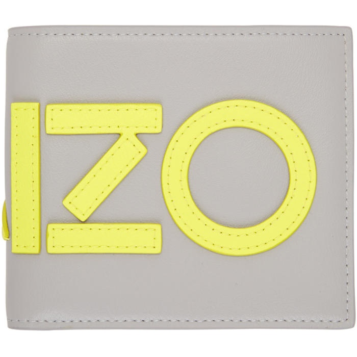 Photo: Kenzo Grey Logo Wallet 