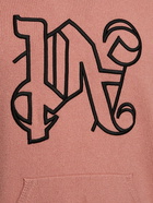 PALM ANGELS - Monogram Knitted Wool Blend Hoodie