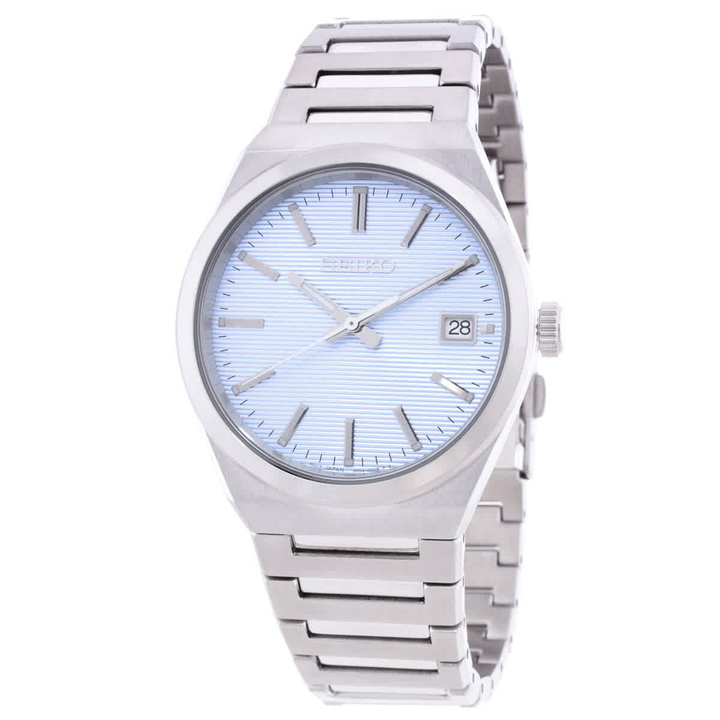 Photo: Seiko Essentials Quartz Light Blue Dial Watch SUR599P1
