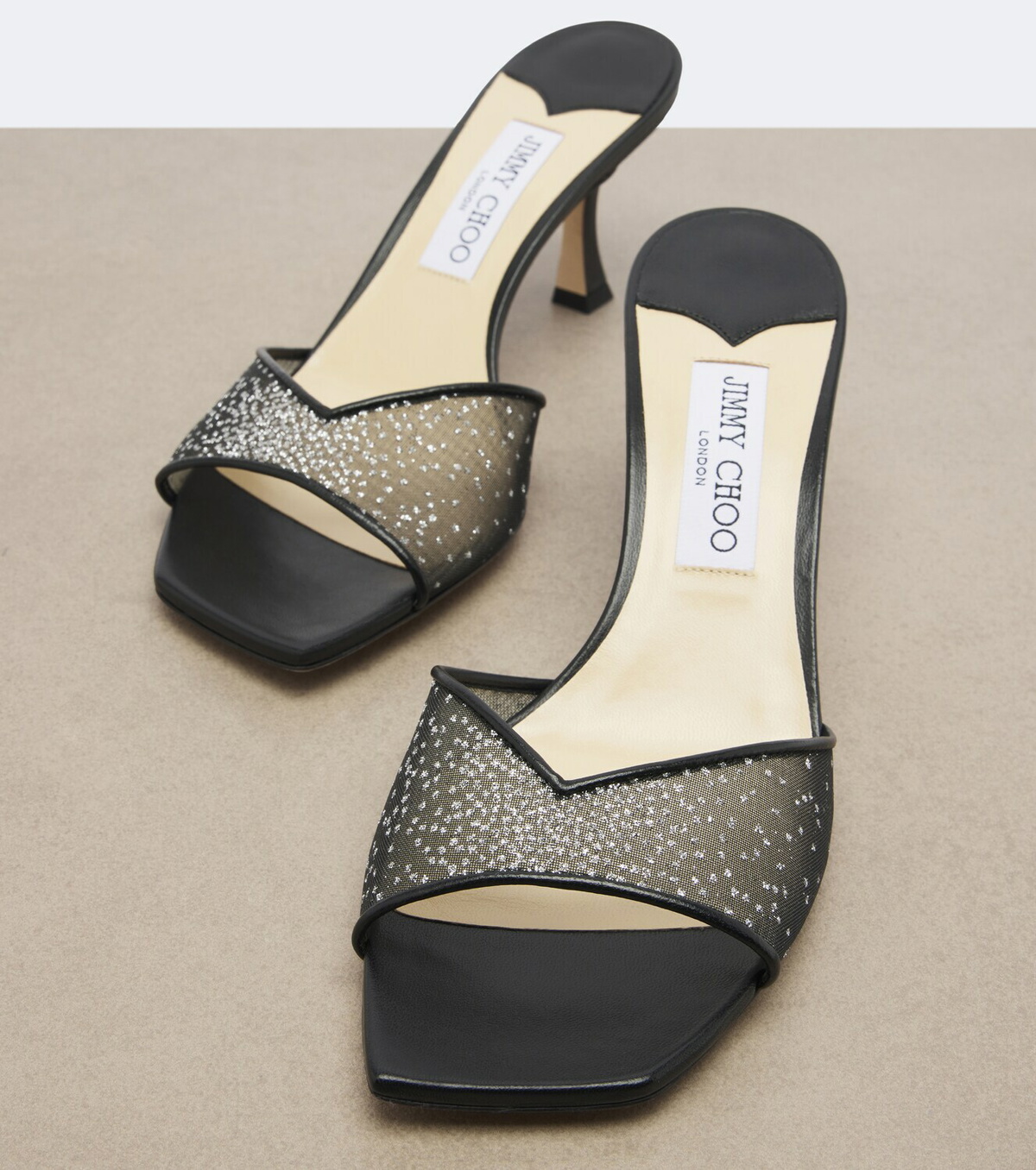 Jimmy Choo Skye mesh mules