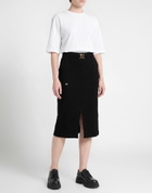 Jijil Womens Midi skirt in Black