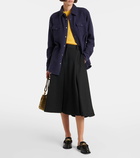 God's True Cashmere Midnight Sea cashmere shirt