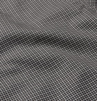 Theory - Irving Checked Cotton Shirt - Gray