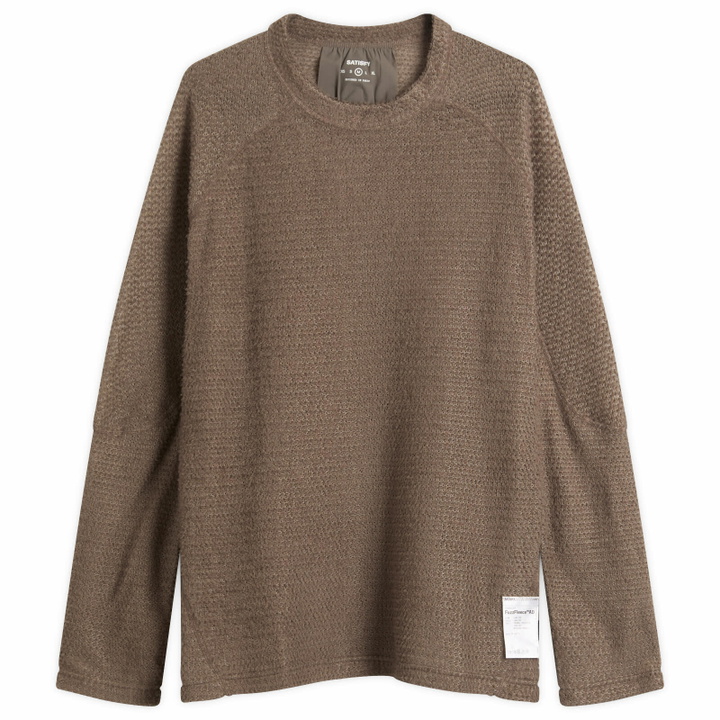 Photo: Satisfy Men's Ghostfleece AD Long T-Shirt in Falcon