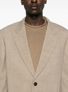 The Row Neutral Abram Wool Blazer