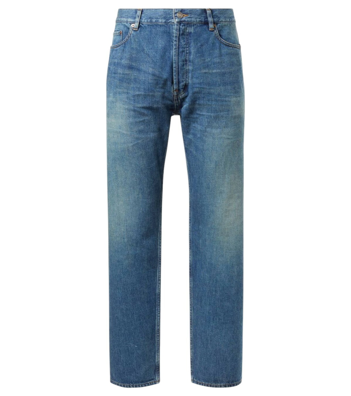 SAINT LAURENT ノンザブルーデニム製 MICK ロングジーンズ MICK long jeans in nonza blue denim | Saint Laurent | YSL FR