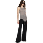 Rick Owens Gray Tower Basic Rib Tank Top