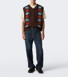 Visvim FKT Runner suede-trimmed sneakers