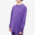 New Balance Men's Long Sleeve Made in USA Core T-Shirt in Prism Purple