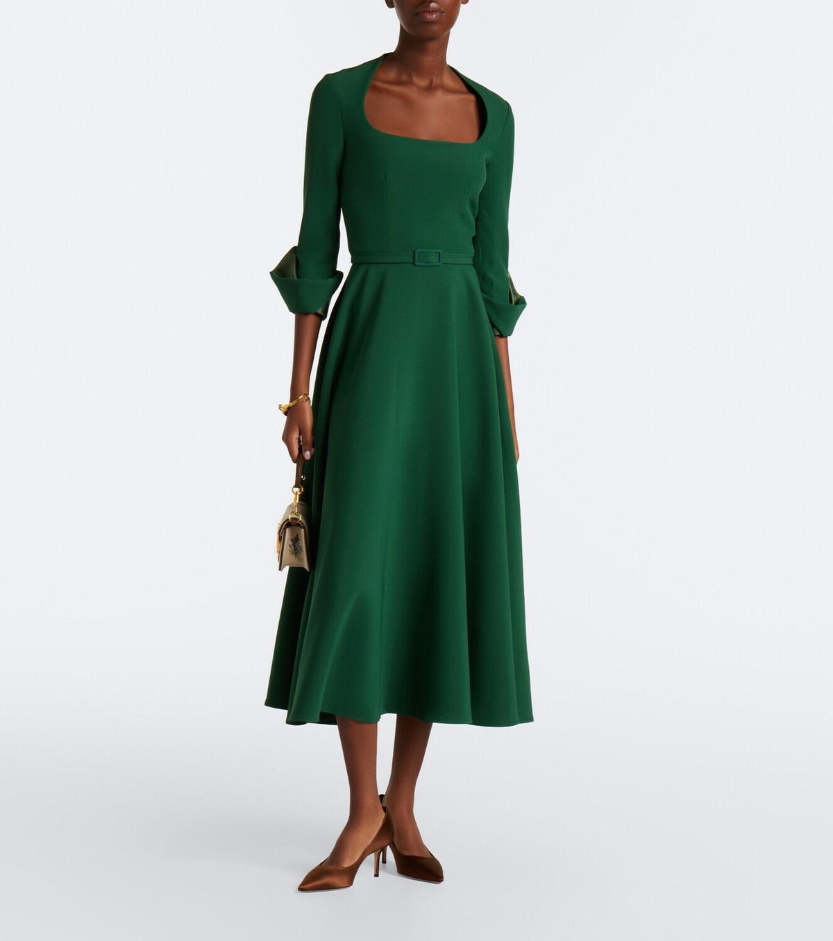 Safiyaa Ellis crêpe cocktail dress