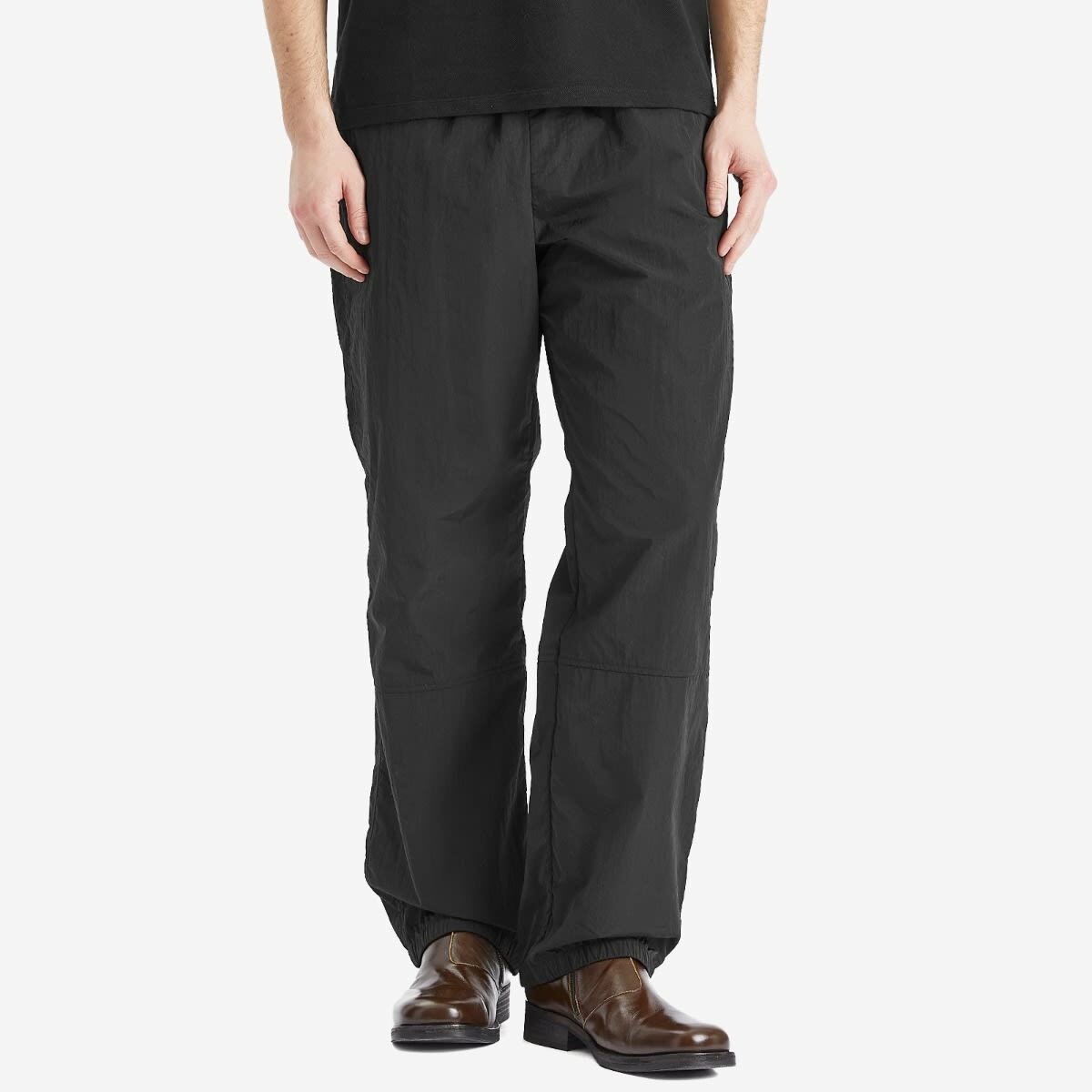 JW Anderson Men's Nylon Panelled Joggers in Black