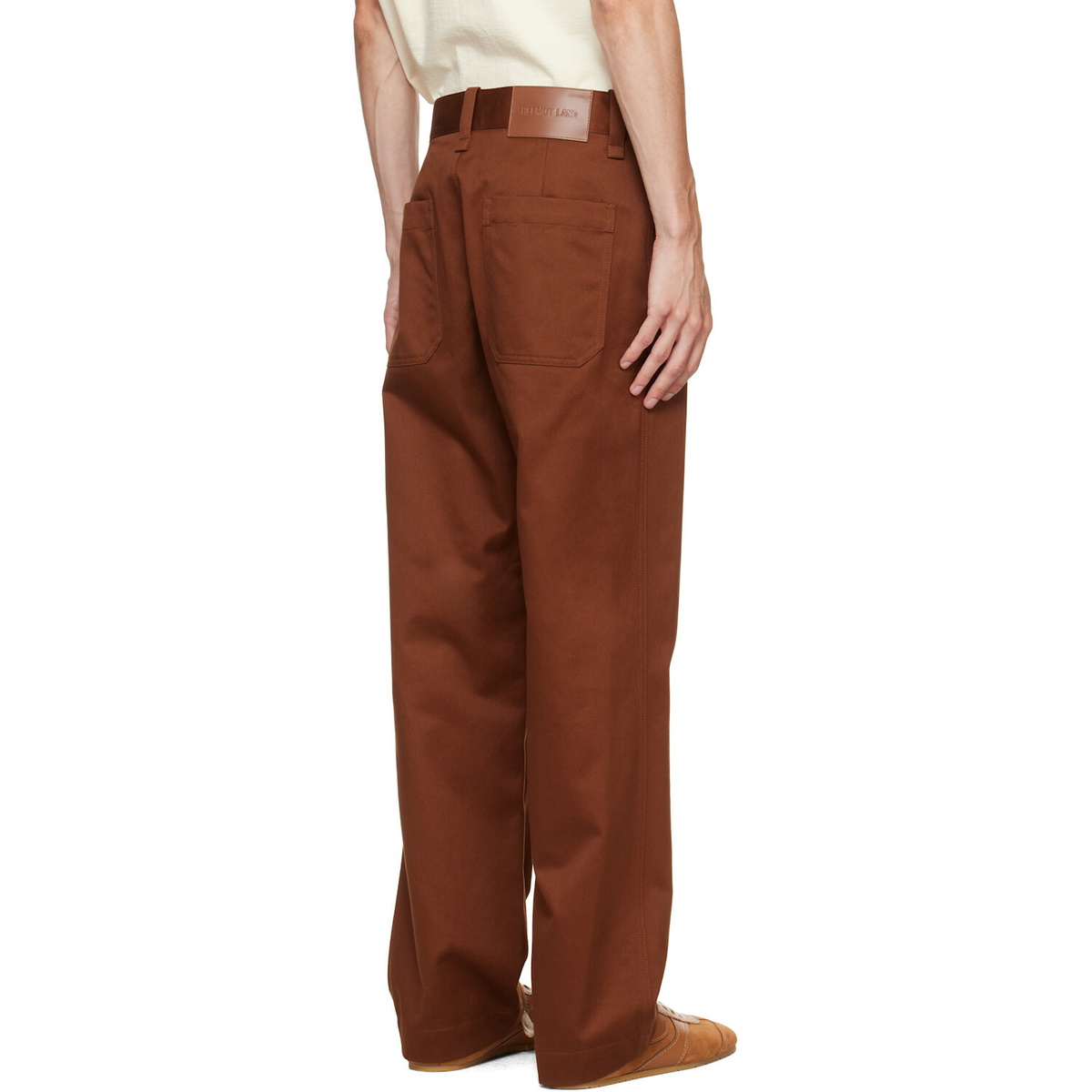 Helmut Lang Brown Chino Trousers
