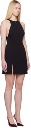 AMIRI Black Slit Minidress