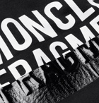 Moncler Genius - 7 Moncler Fragment Logo-Print Loopback Cotton-Jersey Hoodie - Black