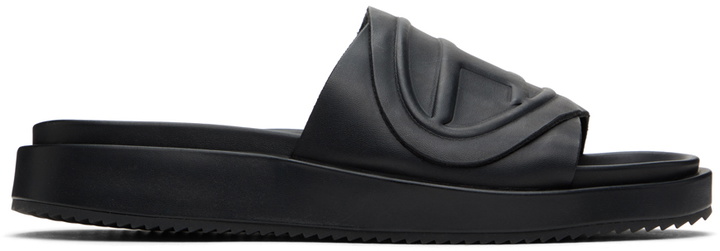 Photo: Diesel Black Sa-Slide D Oval Sandals