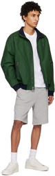 Polo Ralph Lauren Green Raglan Sleeve Bomber Jacket