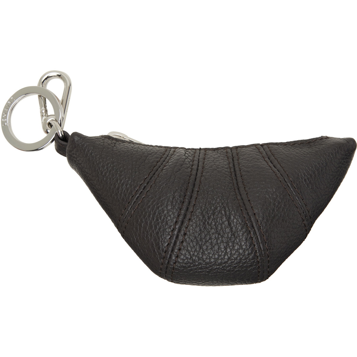 LEMAIRE Brown Mini Croissant Keychain