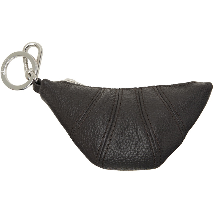 Photo: LEMAIRE Brown Mini Croissant Keychain
