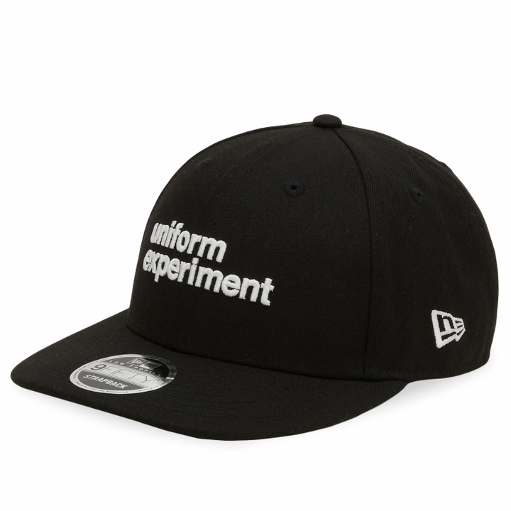 Photo: Uniform Experiment Men's New Era 9Fifty LP Cap in Black 