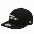 Uniform Experiment Men's New Era 9Fifty LP Cap in Black 
