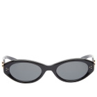 Gentle Monster Vamp Sunglasses in Black 