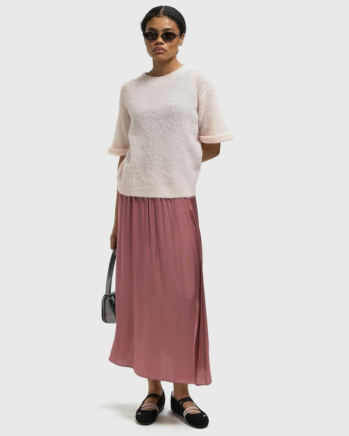 American Vintage BOVALOW SKIRT Purple Women