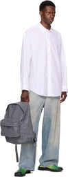 BAO BAO ISSEY MIYAKE Gray Daypack One-Tone Backpack