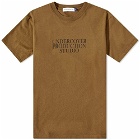 Undercover Men's Productions T-Shirt in Khaki/Brown