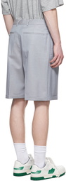 Acne Studios Blue Wool Shorts