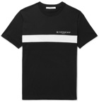 Givenchy - Slim-Fit Logo-Print Cotton-Jersey T-Shirt - Black