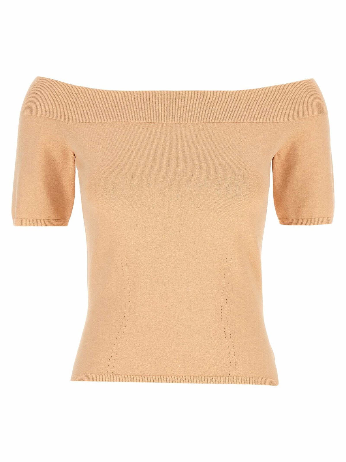 Tシャツ・カットソー alexander mcqueen Off-shoulder cropped top Off-shoulder top in black - Mc Queen | Mytheresa